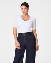 SPANXsmoothâ„¢ Jersey V-Neck Tee